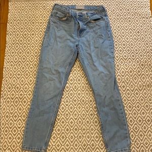 Cropped Everlane light washed skinny Jeans